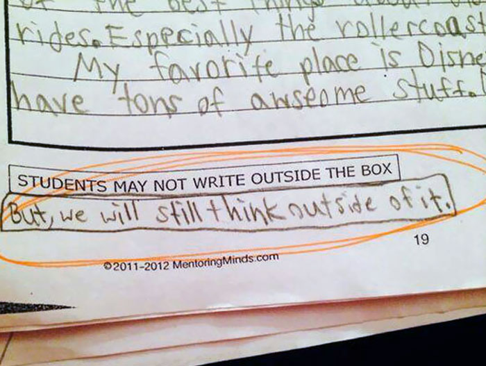 9-Year-Old Student With Some Standardized Test Sass