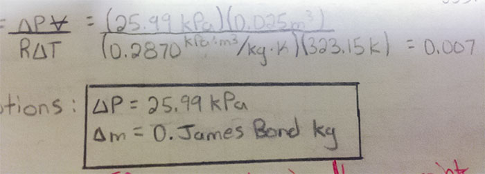 I Was Grading Assignments When I Saw This. The Answer Is 0.007 Kg