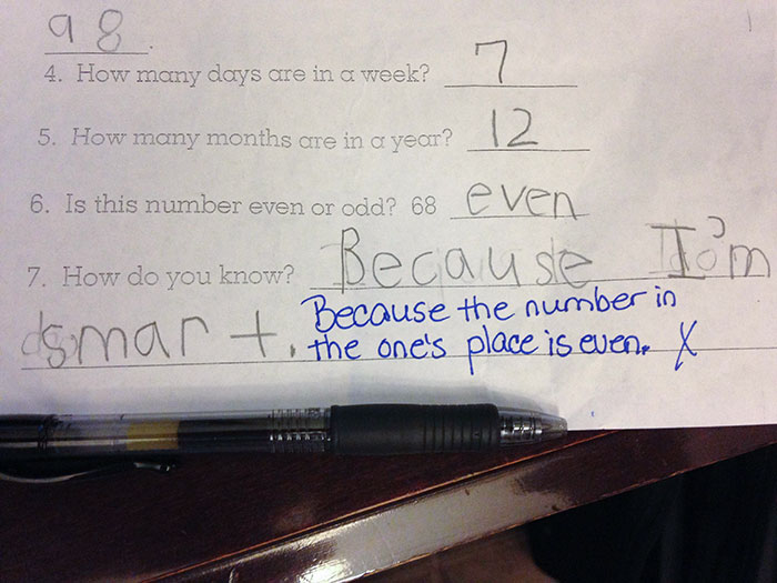 My 6-Year-Old Got The Answer Wrong, But I Think She's Right