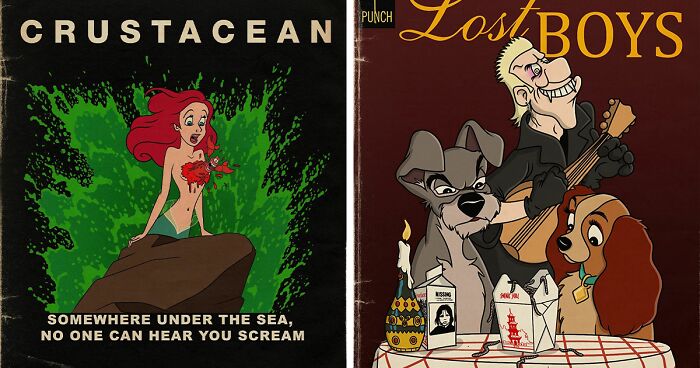 Popular Classic Cartoons Get A Horror Film Treatment By This Artist