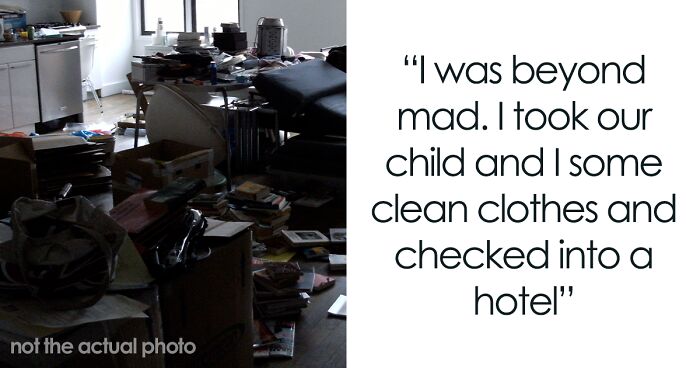 “I Couldn’t Believe My Eyes”: Woman Returns Home To A Wrecked House, Moves Into Hotel Until Husband Cleans His Mess