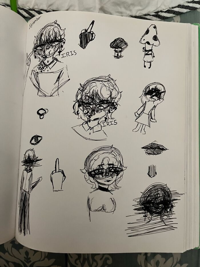 Pen Doodles When I Should Have Been Studying. That Is All