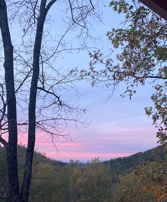 Sunrise In Gatlinburg, Tennessee, USA, November, 2020- Vacation With Husband