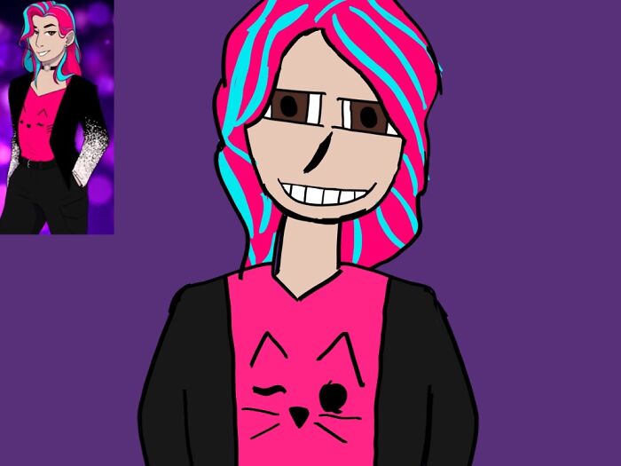 Don’t Have The Original One, But Here Is A Drawing Of Thelexikitty