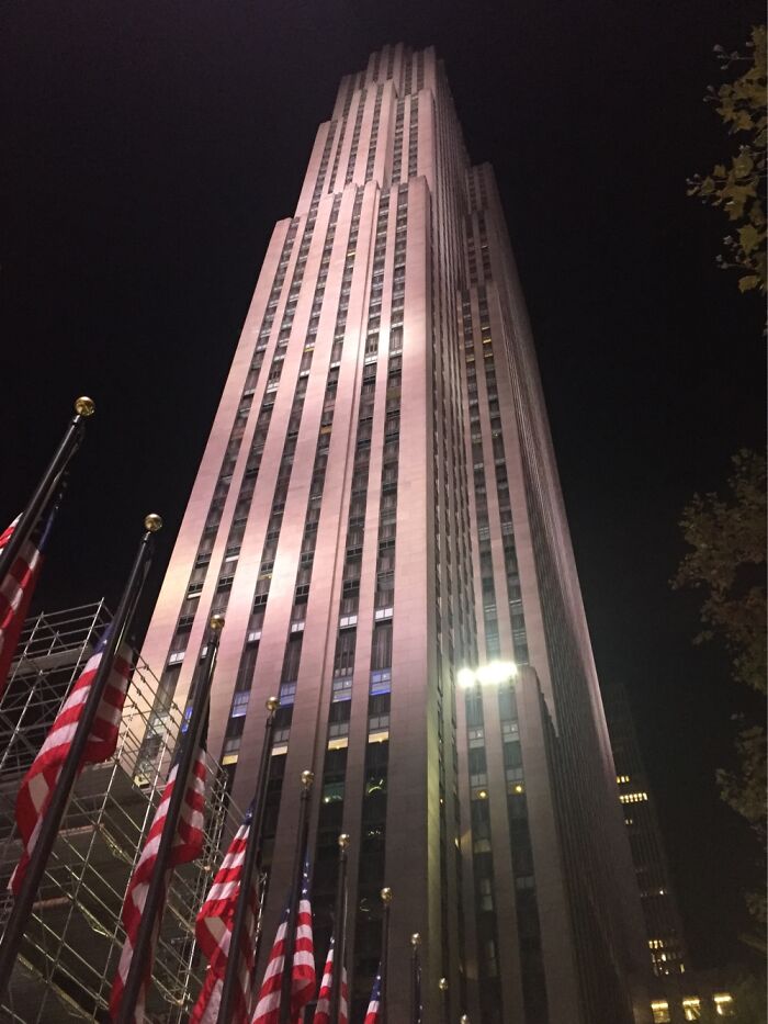 Rockefeller Center At Night