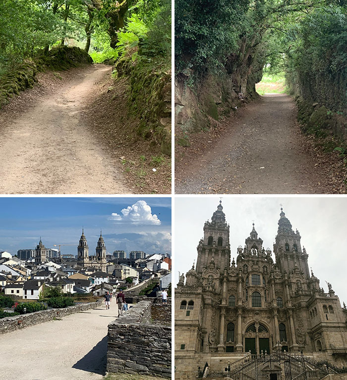I Did The Camino De Santiago De Compostela Across Galicia In The Northern Part Of Spain. When You Reach The End, You Arrive At The Cathedral De Santiago