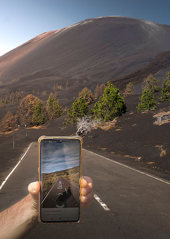 El antes y el después en La Palma, España, donde el volcán "Cumbre Vieja" entró en erupción durante más de 80 días en 2021