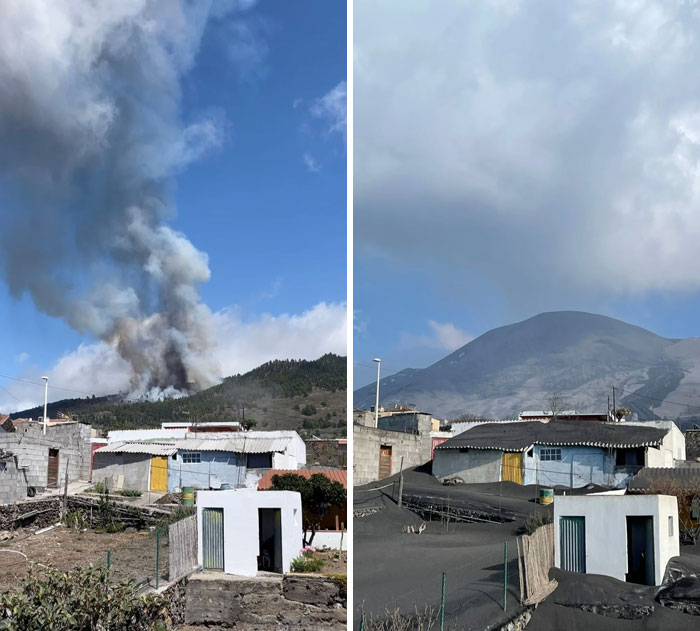 Day 1 vs. Day 88 - La Palma Vulcano