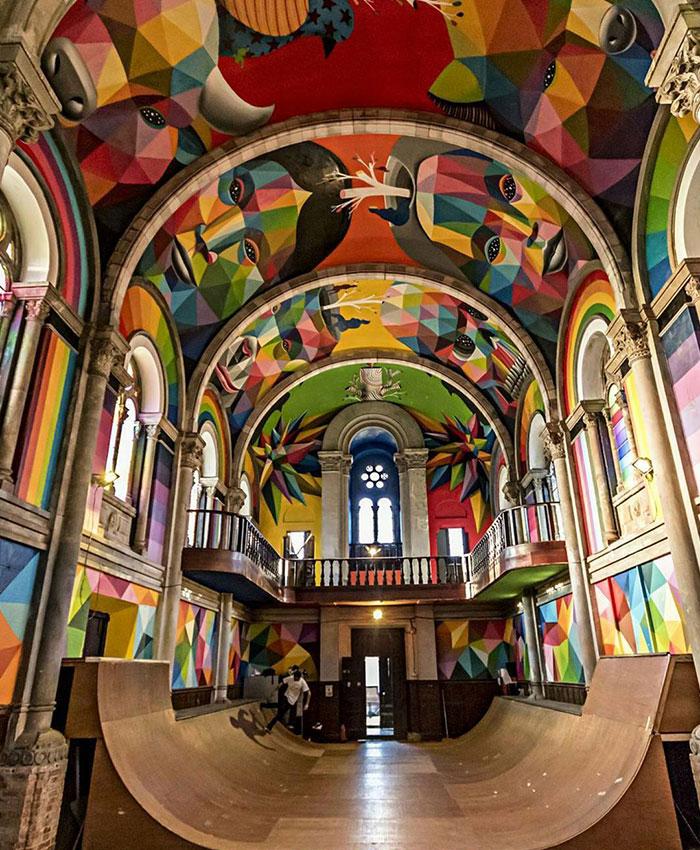 A 100-Year-Old Church In Spain Converted Into A Skatepark