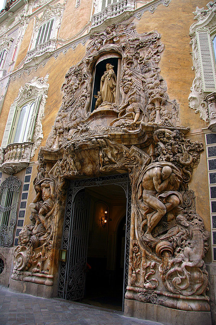 The Entrance To The Ceramics Museum In Valencia, Spain