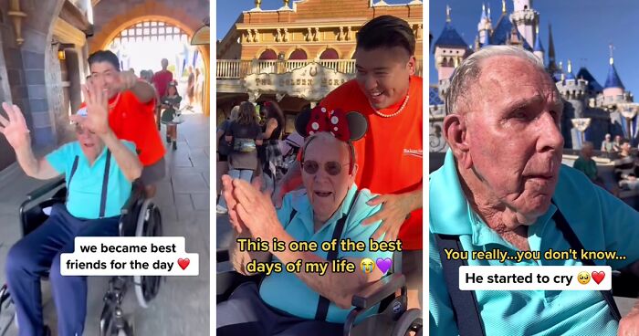 Young Man Asks 100-Year-Old Veteran To Go To Disneyland With Him
