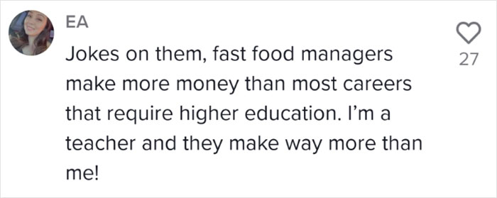 "I Enjoy Making Six Figures": Job-Shamer Gets A Reality Check From This McDonald's Manager "I Enjoy Making Six Figures": Job-Shamer Gets A Reality Check From This McDonald's Manager