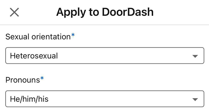 DoorDash Is Asking For My Sexual Orientation For A Job Application