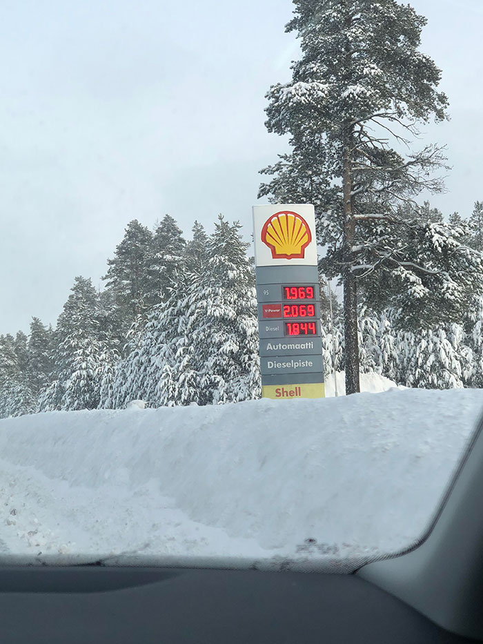 This Really Sucks. 2€ Per Liter In Finland