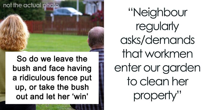 “This Is Likely To Look Ridiculous”: Petty Woman Complains About Neighbor’s Bush, Demands They Rip It Out Or She Will Put A Fence Around Her Front Drive