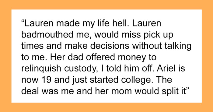 Dad Asks If He’s A Jerk For Teaching Daughter A Lesson Of Respect To His New Wife And Kid By Refusing To Pay For Her College
