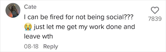 Company Threatens To Fire Employee If She Continues To Ignore Team Gatherings After Work, Sparks Debate On Work Culture Company Threatens To Fire Employee If She Continues To Ignore Team Gatherings After Work, Sparks Debate On Work Culture