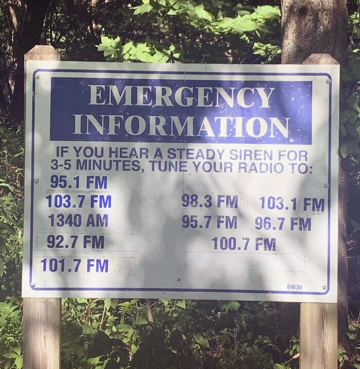 Somewhat Creepy Running Into This Sign In The Woods In Illinois, What Instances Would A Siren Go Off? What Does This Siren Sound Like?