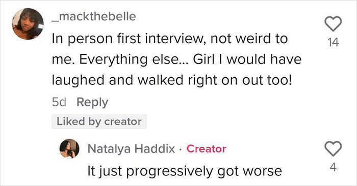 ‘I’ve Never Been So Disrespected In My Life’: Woman Shares Her Most Terrible Job Interview Experience That Was Full Of Red Flags ‘I’ve Never Been So Disrespected In My Life’: Woman Shares Her Most Terrible Job Interview Experience That Was Full Of Red Flags