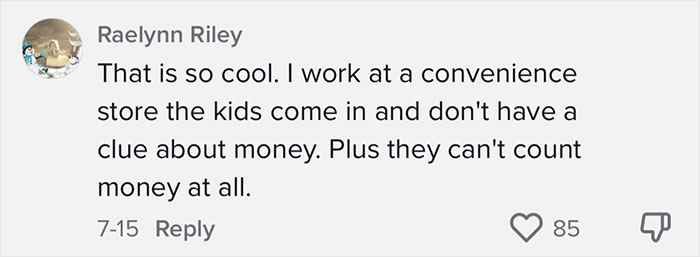 These parents are trying to teach their children the value of money by giving it to them. 