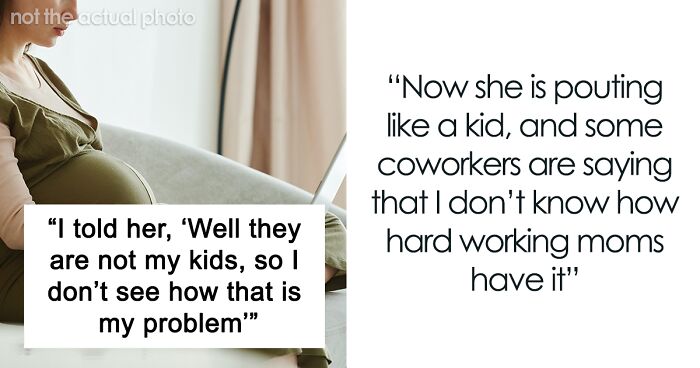 Childfree Woman Wonders If She’s A Jerk For Refusing To Help Out Coworker With 5 Kids