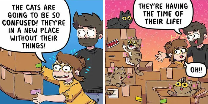 Cute And Funny Relationship Moments This Artist Has Captured In Her Comics (25 New Pics)