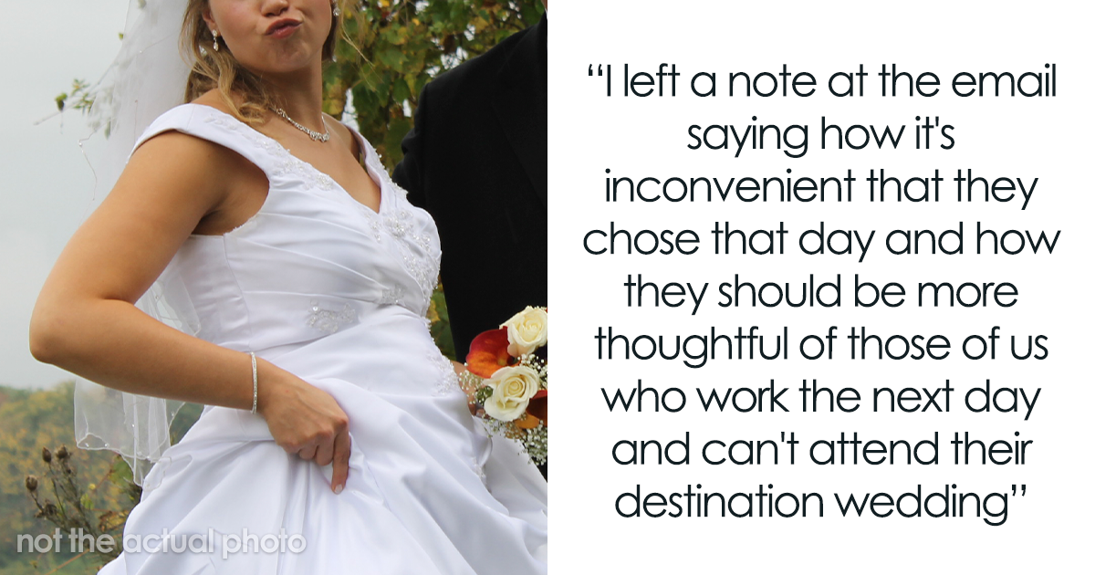 Relative Upset Their Niece Planned A Destination Wedding On A Sunday Night, Tells Her Off, And The Internet's Having None Of It - Vimarsana News