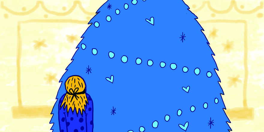 First Time Seeing A Christmas Tree