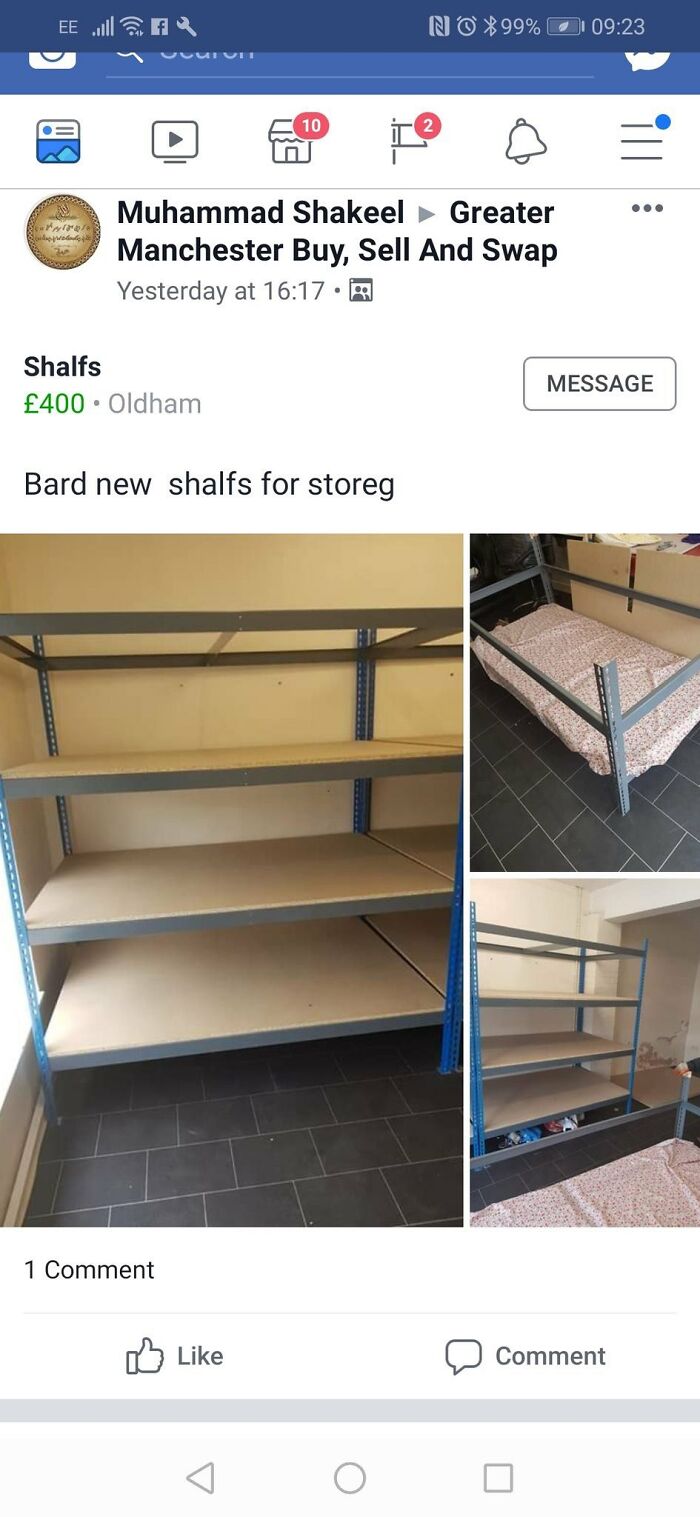 Shalfs For Storeg