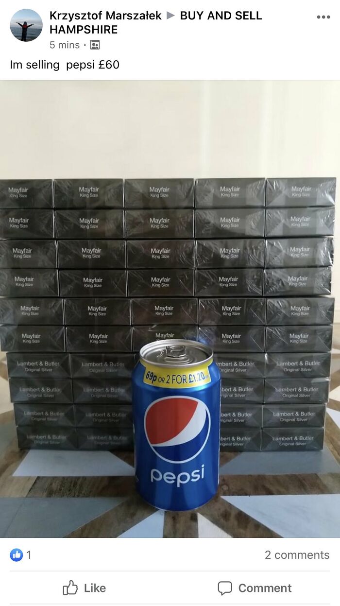 Pepsi For £60