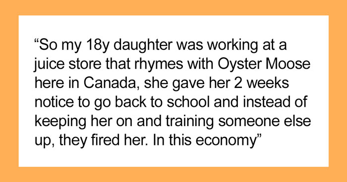18-Y.O. Upset At Being Fired Straight After Giving Her 2 Weeks’ Notice, Mom Decides To Expose Employer’s Inappropriate Behavior Online