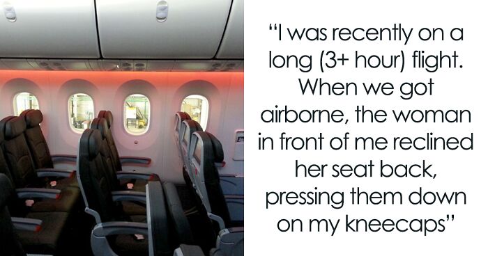 A Tall Passenger Asks Woman To Raise Her Seat Because It’s Pressing Their Knees, Woman Refuses, Plane Drama Ensues