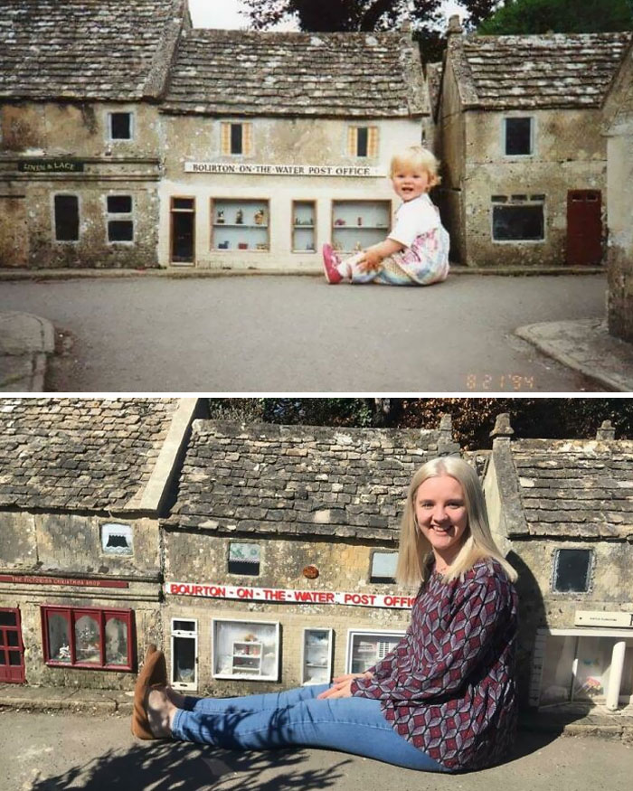 Visitamos la misma aldea a escala con 25 años de diferencia