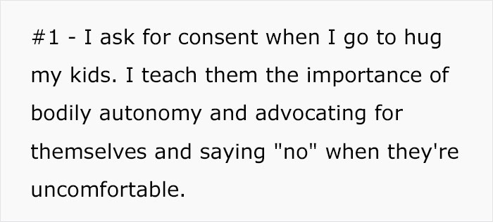 "I Ask For Consent When I Go To Hug My Kids": 10 Things This Therapist Of 20 Years Doesn't Do With Her Kids "I Ask For Consent When I Go To Hug My Kids": 10 Things This Therapist Of 20 Years Doesn't Do With Her Kids