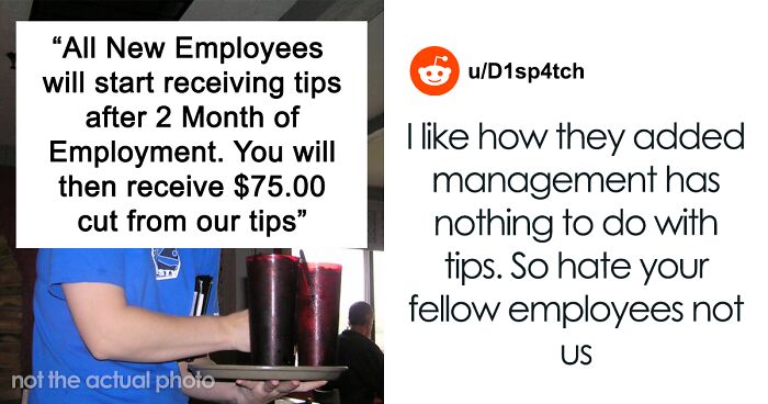Restaurant Won’t Give Their New Employees Tips Until They’ve Worked There For 6 Months, They Will Be Getting A Fixed Amount