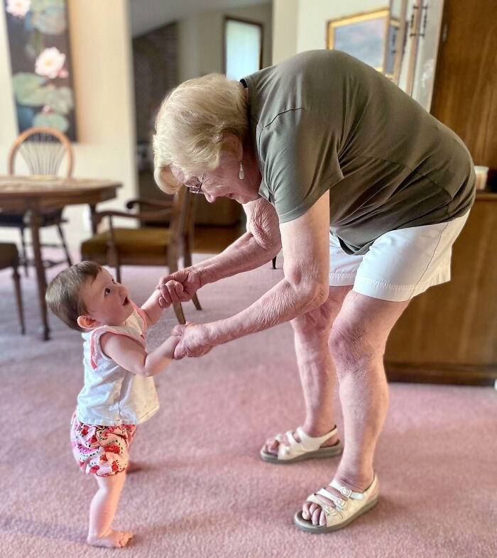 My Daughter Meeting Her Great Grandma For The First Time