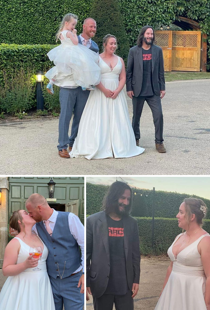 The Famous Actor Met A Young Couple In A Hotel Bar In Northamptonshire. They Invited Him To The Wedding, And Keanu Reeves Could Not Refuse
