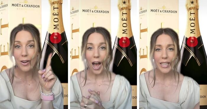 Woman Gifts Parents A Bottle Of Champagne For Their One-Year-Old’s Birthday, Goes Viral