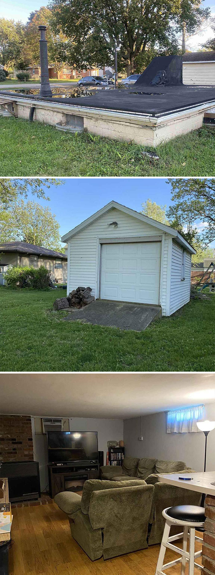 We Will Call This The Basement Home And It’s Amazinggggg. Currently Listed For Only $35k In Deer Creek, Il. 2 Bd, 1 Ba. 832 Sq Ft. .45 Acre Lot