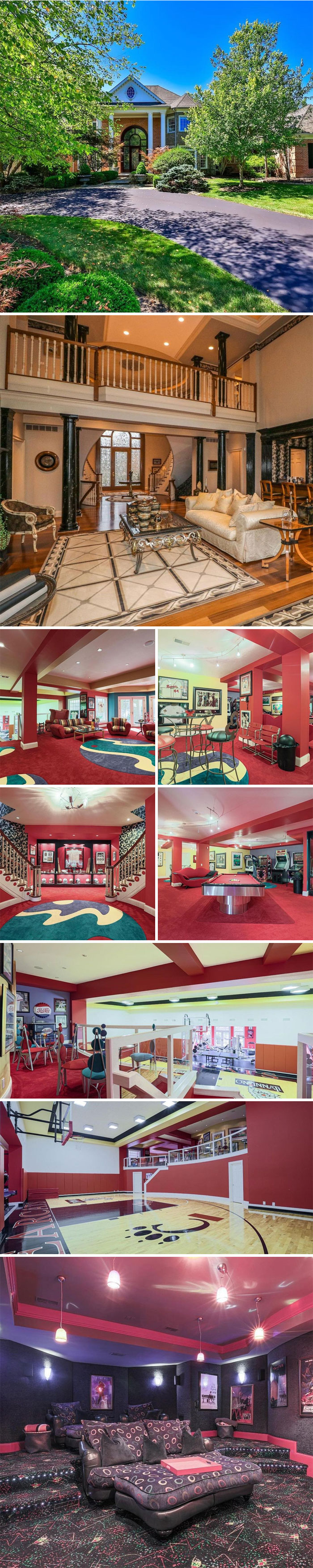 Verified For #zgwmansionmondays, If Saved By The Bell Was Your Favorite Show Growing Up I’ve Got The Perfect Basement For You. Currently Listed For $2,999,999 In Cincinnati, Oh. 6 Bd, 9 Ba (Lol). 8,347 Sq Ft. 5.61 Acres