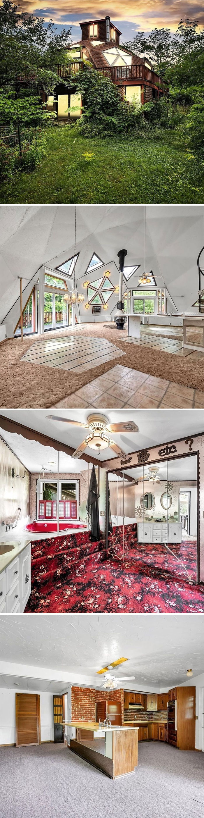 It’s Been A While Since We’ve Had A Dome Home And This One Is Really Cool And Huge (Over 6k Square Feet)(Thats Whats She Said). Currently Listed For $299,000 In Painesville, Oh. 11 Bd. 5 Ba. Follow Zillowgonewild For The Coolest Homes!!! Link In Bio For The Listing