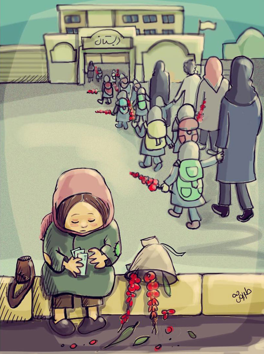 Iranian Artist Criticizes Modern Society With Thought-Provoking Illustrations (53 Pics)