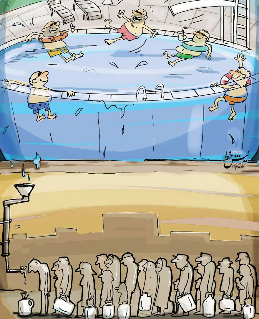 Iranian Artist Criticizes Modern Society With Thought-Provoking Illustrations (53 Pics)