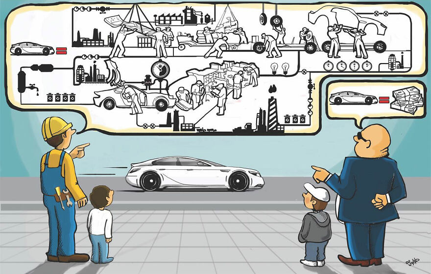 Iranian Artist Criticizes Modern Society With Thought-Provoking Illustrations (53 Pics)