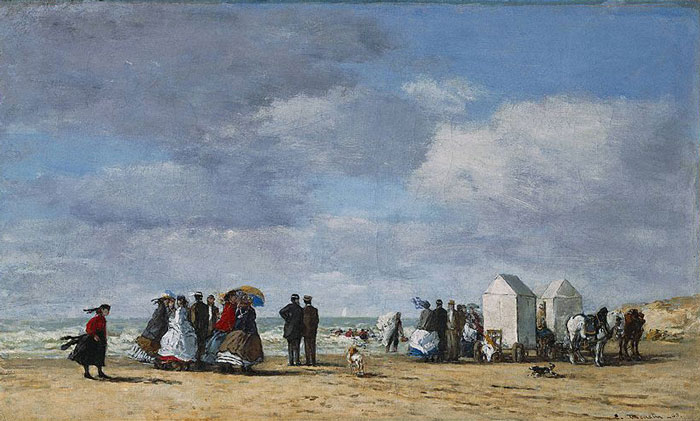 The Beach At Trouville