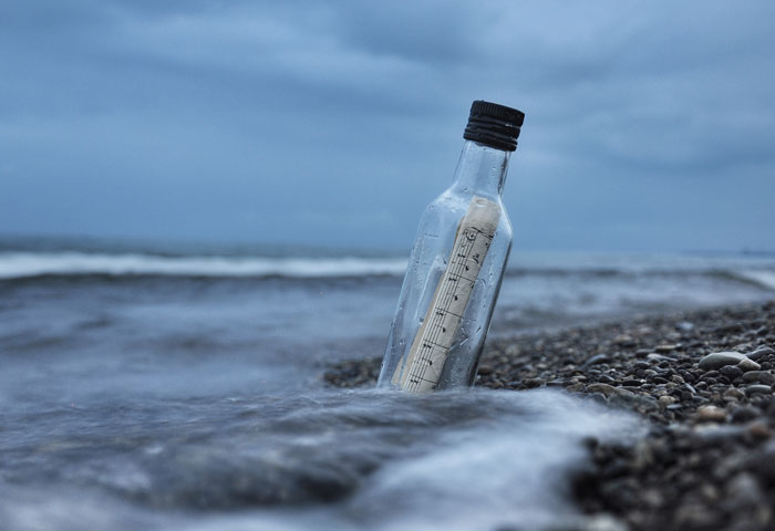 If You Found A Message In A Bottle At The Beach, What Do You Think It Would Say?