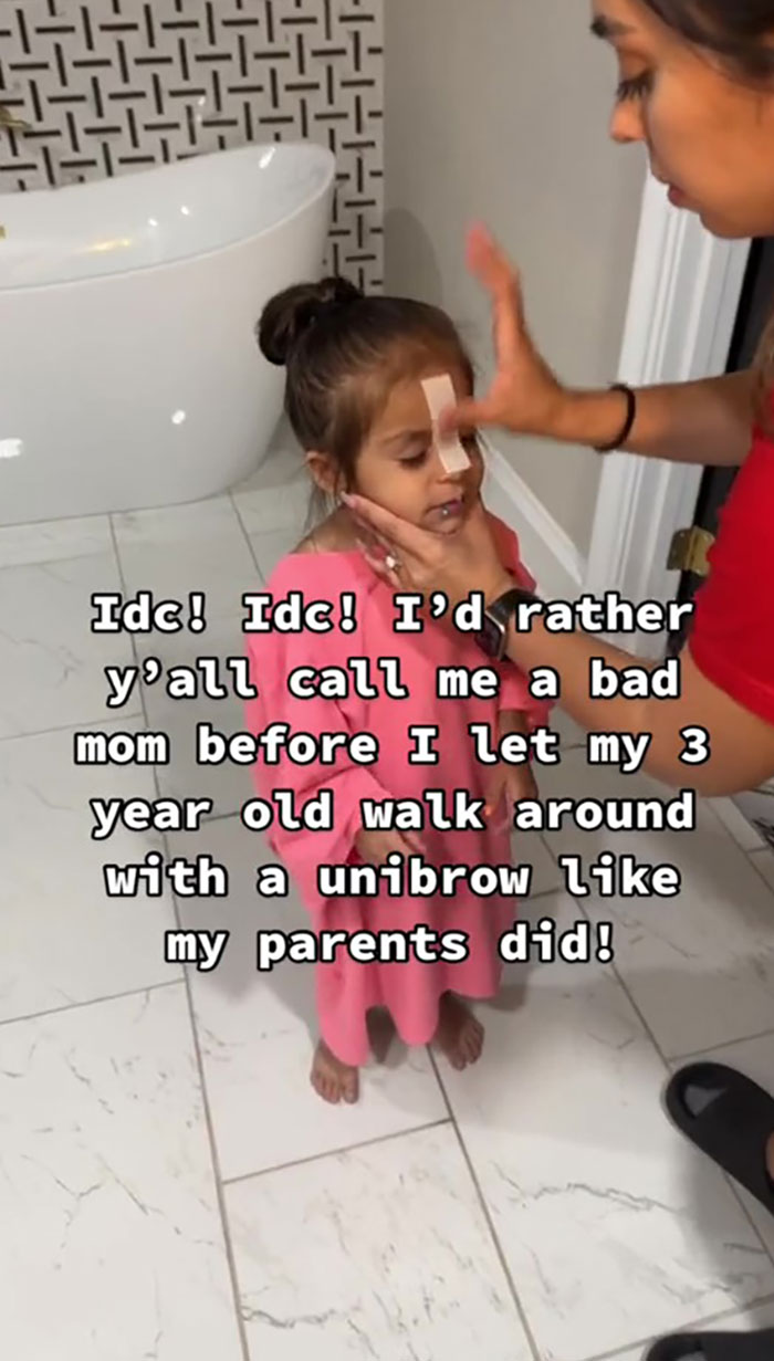 Mom Wants To Prevent Her 3 Y.O. From Being Bullied For Having A Unibrow, Waxes It
