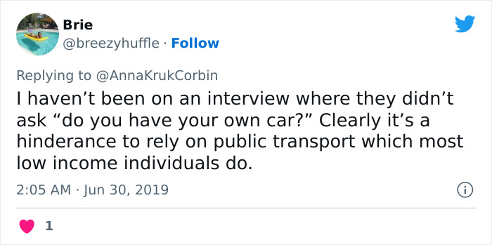Woman Sparks Debates About How Low-Income Folks Can’t Even Afford To Hold A Job Because Of Ridiculously High Indirect Job Expenses Woman Sparks Debates About How Low-Income Folks Can’t Even Afford To Hold A Job Because Of Ridiculously High Indirect Job Expenses