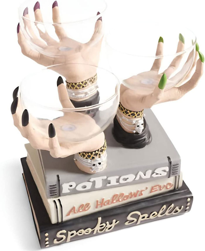 Witch Hands Bowl Stand