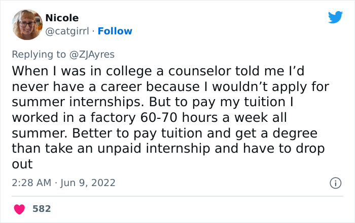 “A Hill I Will Die On”: Twitter User Speaks Out Against Unpaid Internships For Students, Sparks A Discussion Online “A Hill I Will Die On”: Twitter User Speaks Out Against Unpaid Internships For Students, Sparks A Discussion Online